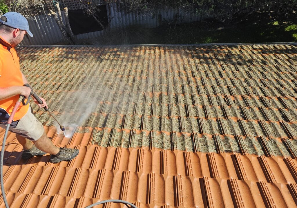 damaged roof tiles